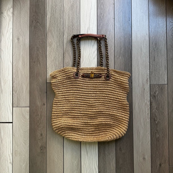 Kurt Geiger Handbags - Kurt Geiger London Chelsea Raffia Tote Bag | Refular Condition